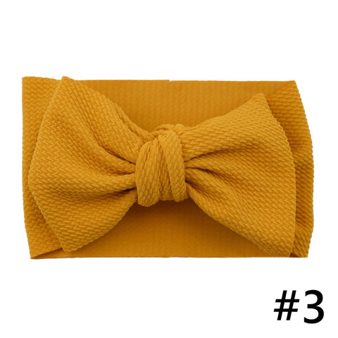 Baby Girls Big Bow Tie Hair Band