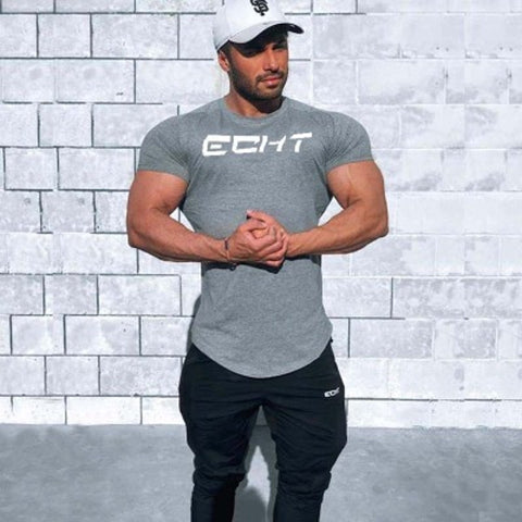 Men Fitness Bodybuilding T Shirt
