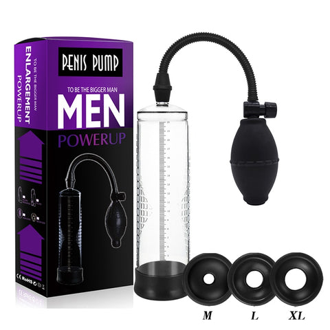Pump Enlargement Vacuum Dick Extender Men Sex Toy I
