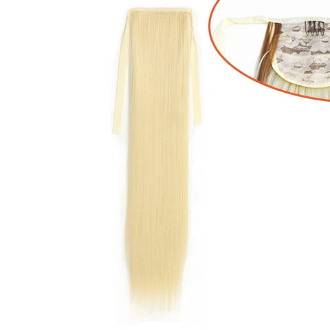 New Long Straight Pony Tail Synthetic Hair