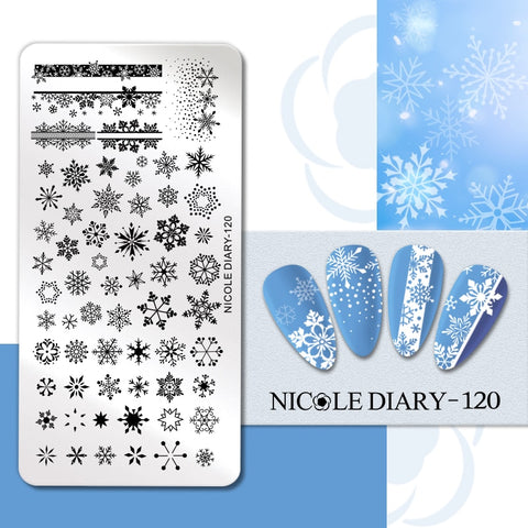 Girl Love Heart Printing Stencil Manicuring Art