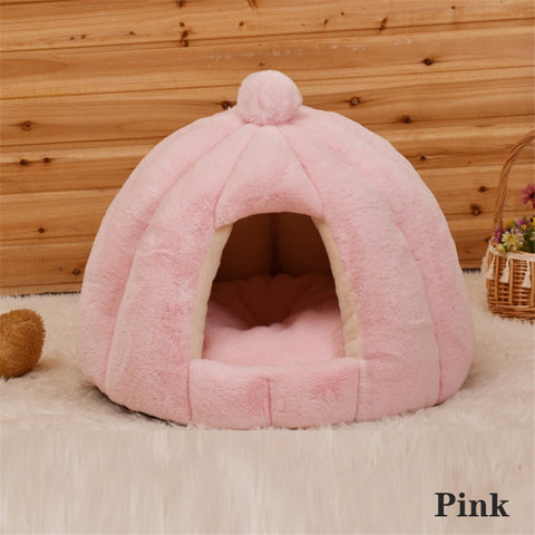 Funny Fruit Pumpkin Dog House Bed