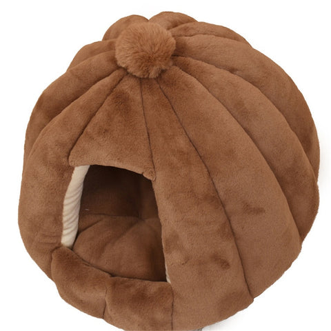 Funny Fruit Pumpkin Dog House Bed