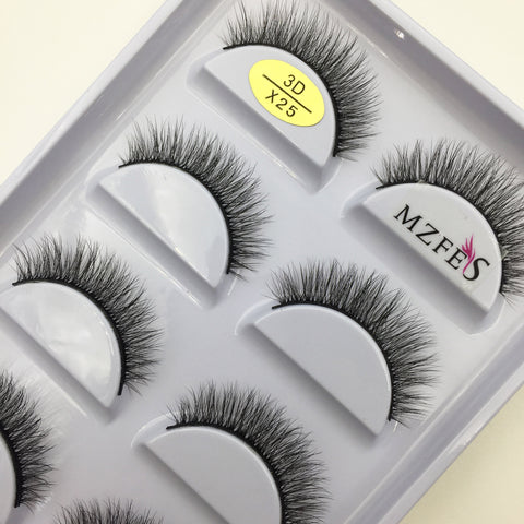 New Natural 3D Mink False Eyelashes