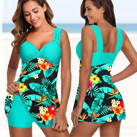 Women Flower Print Summer Large Beachwear