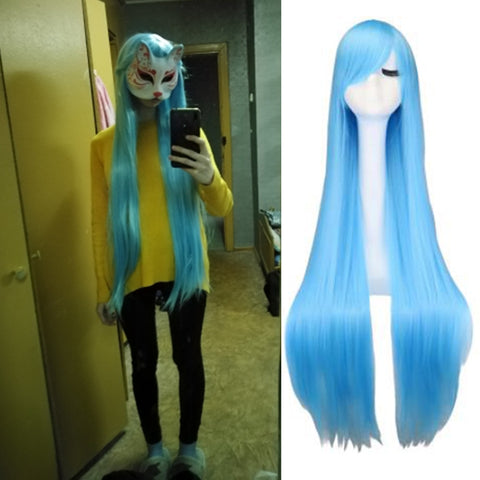 New Long Straight Cosplay Wig
