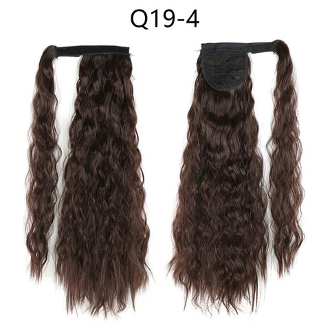 New Natural Hairpiece Headwear Hair Brown Grey