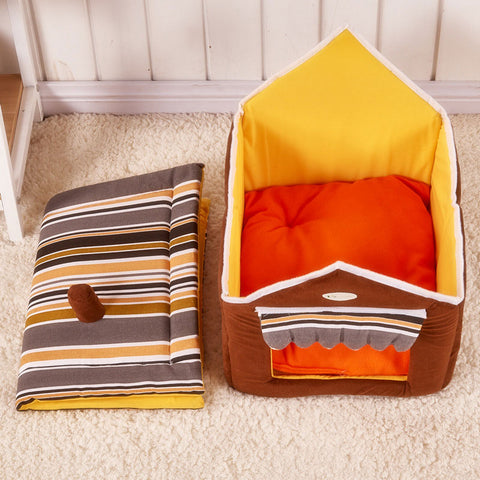 Dog Small House Bed