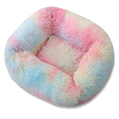 Long Plush Square Dog Beds