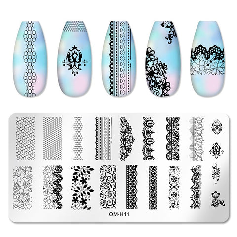 New Nail Art Templates Stamping Plate