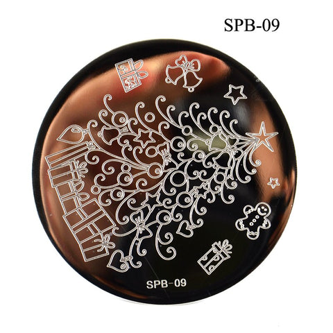 3 Sizes Flower Geometry Nail Stamping Plates