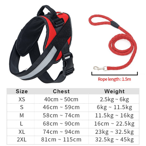 Nylon Heavy Duty Dog Harness Vest