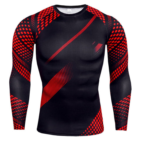 Men Long Sleeve Gym T-shirts