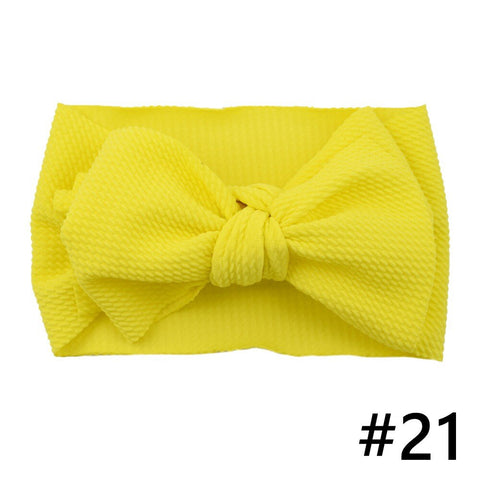 Baby Girls Big Bow Tie Hair Band