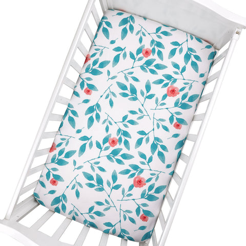 Newborn Baby Microfabric Crib Fitted Bedding