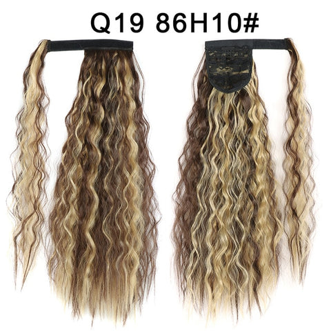 New Natural Hairpiece Headwear Hair Brown Grey