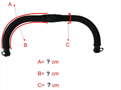 Baby Stroller PU Leather Handle Covers