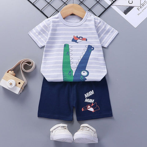 Kids Summer Disney Mickey Mouse Sport Clothing