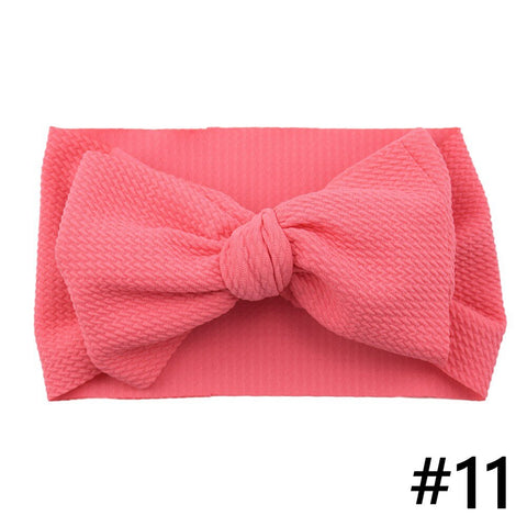 Baby Girls Big Bow Tie Hair Band