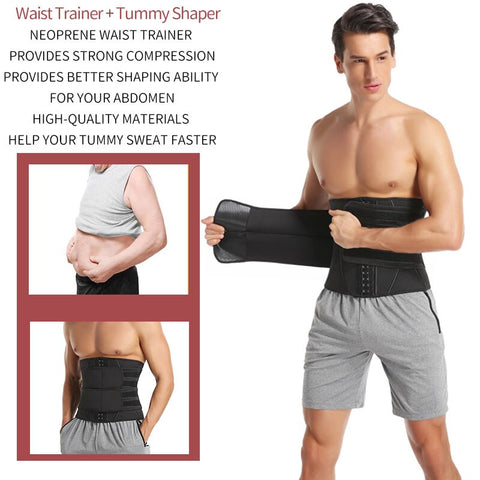 Men Waist Trainer Fitness Slimming Belt