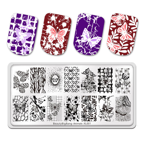 New Beauty Big Bang Animal Image Nail Art