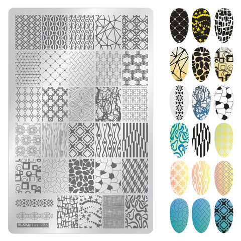 9.5X14.5cm Big Size Nail Stamping Plates