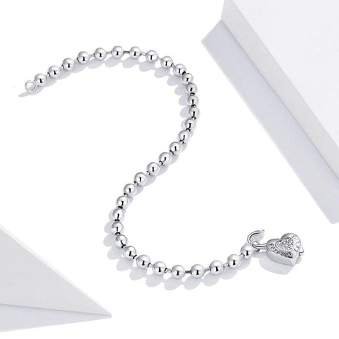 925 Sterling Silver Heart Bracelet