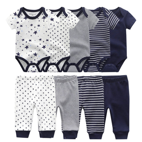 6/9/10PCS Baby Girl Clothes