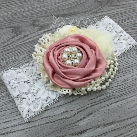 Newborn Vintage Flower Headband