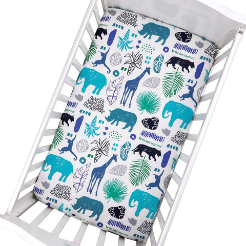 Newborn Baby Microfabric Crib Fitted Bedding