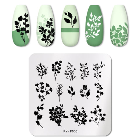 New Geometry Nail Stamping Plates