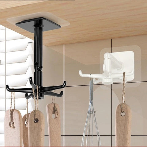360° Rotating Kitchen Hook Organizer