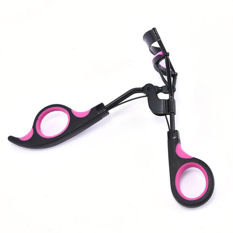 Purple Frosted Handle Eyelashes Clip