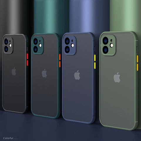 New Luxury Shockproof Matte Bumper Phone Case