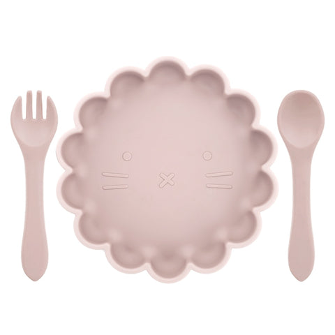 3pcs Baby Fork Plate Spoon