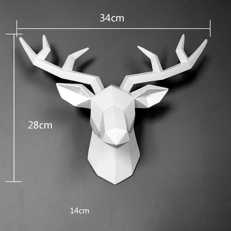 Home Decoration 3D Deer Head