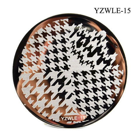 3 Sizes Flower Geometry Nail Stamping Plates