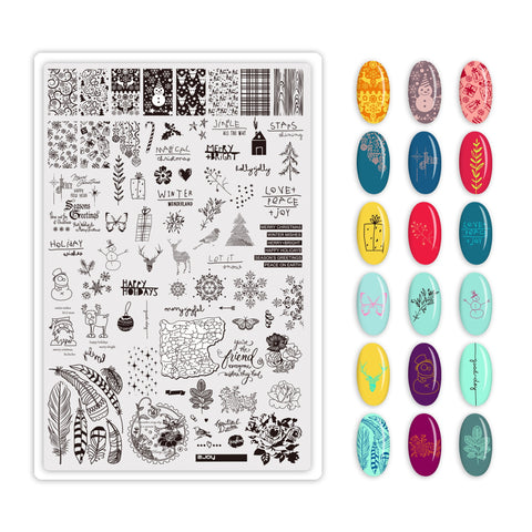 9.5X14.5cm Big Size Nail Stamping Plates