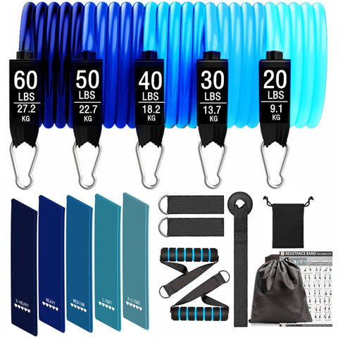 11 pieces Resistance Bands Set
