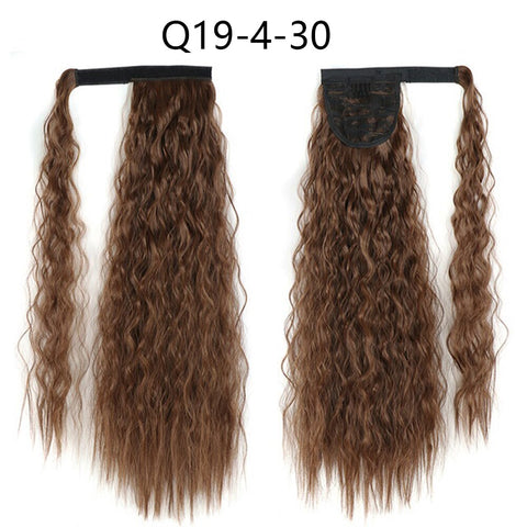 New Natural Hairpiece Headwear Hair Brown Grey
