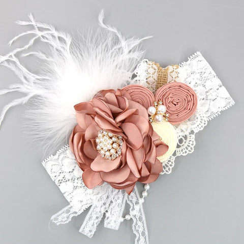 Newborn Vintage Flower Headband