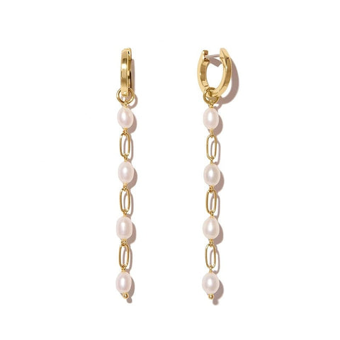 925 Sterling Silver Pearls Earrings