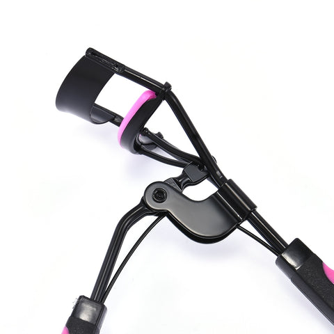 Purple Frosted Handle Eyelashes Clip
