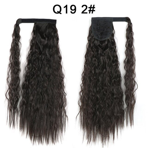 New Natural Hairpiece Headwear Hair Brown Grey