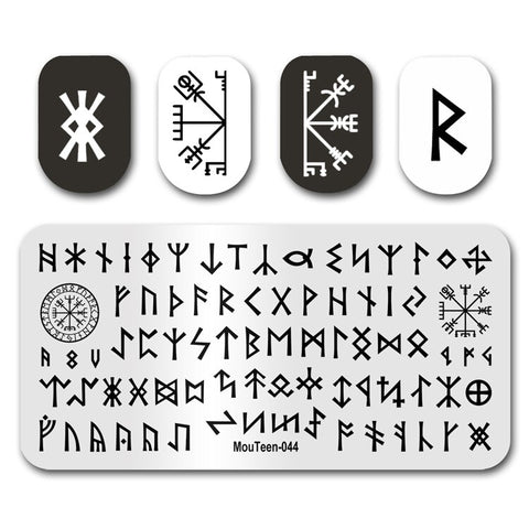 New Nail Plates Stamp King Manicure Set