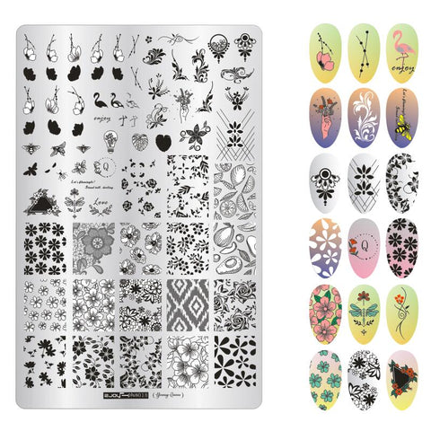9.5X14.5cm Big Size Nail Stamping Plates