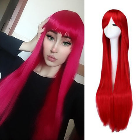 New Long Straight Cosplay Wig