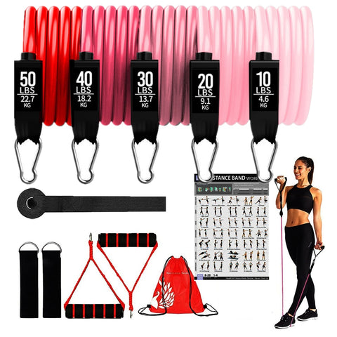 11 pieces Resistance Bands Set