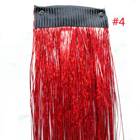Rainbow Shiny Sparkle Hair Tinsel Kit