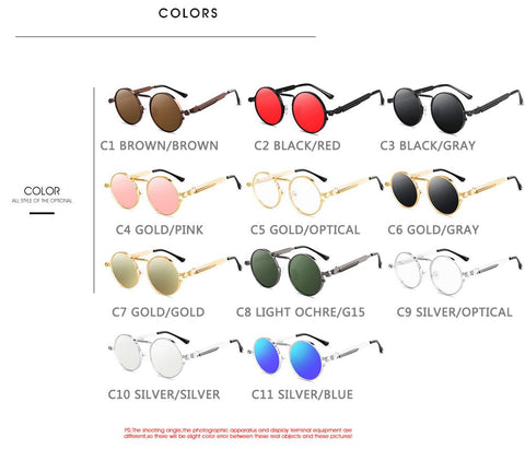 New Vintage Punk Style Sunglasses